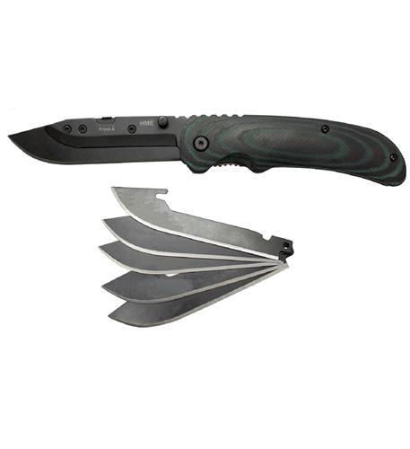 HME HME-KN-SSK Scalpel Skinning Knife w/6 Replaceab
