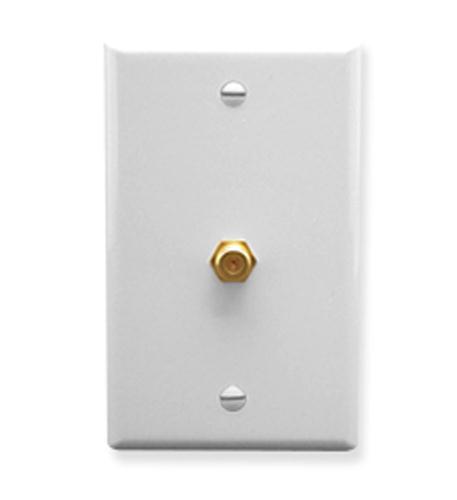 ICC IC630EG0WH WALL PLATE, F-TYPE, WHITE