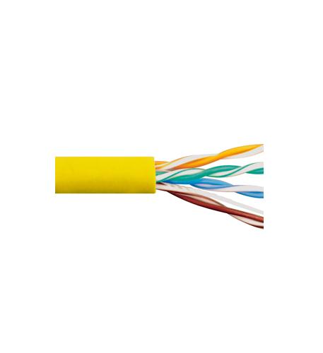 ICC ICCABR6VYL Cat 6 500 UTP Solid Cable 23G 4P CMR 1 000 FT Yellow