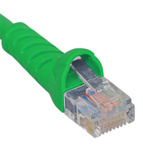 ICC ICPCSJ10GN PATCH CORD, CAT 5e, MOLDED BOOT, 10' GN