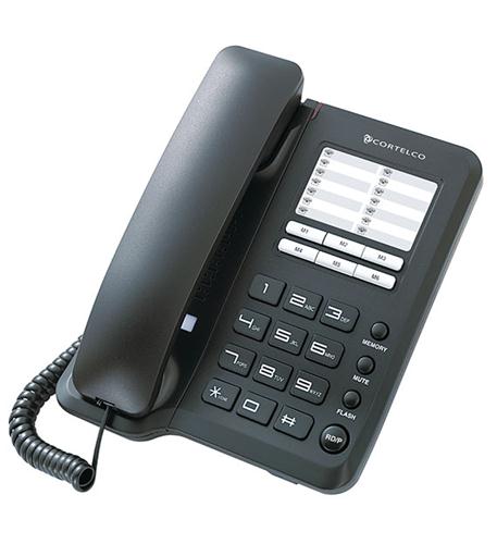 CORTELCO 2933-BK 293300TP227S Single Line Economy Phone