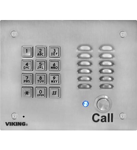 VIKING K-1700-IP-EWP VOIP STAINLESS STEEL ENTRY PHONE