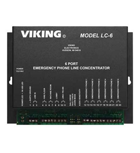 VIKING LC-6 6 Port Line Concentrator for Emergency