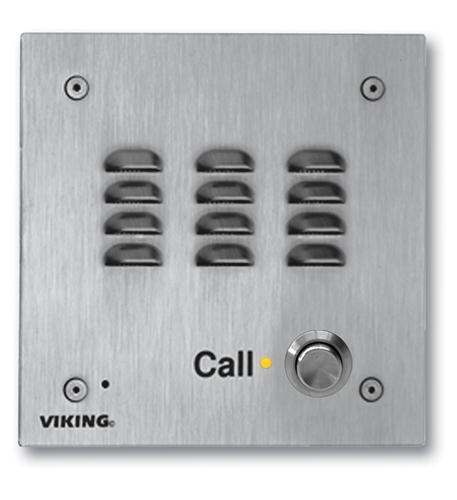 VIKING W-3000-EWP Vandal resistant, 14 gauge stainless steel faceplate with enhanced weather protection (EWP)