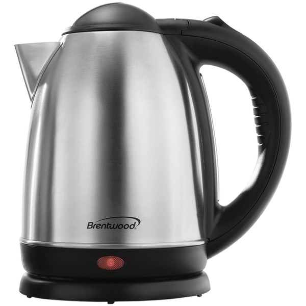 BRENTWOOD KT-1790 1.7-Liter Stainless Steel Cordless Electric Kettle (Brushed Stainless Steel)