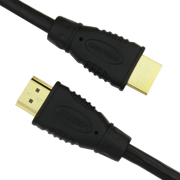 DATACOMM 46-1009-BK 10.2Gbps High-Speed HDMI Cable (9ft)
