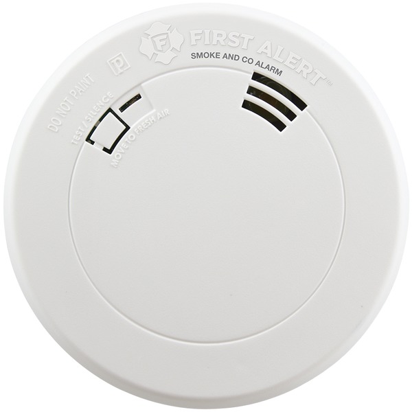 FIRST ALERT 1039868 Photoelectric Smoke & Carbon Monoxide Combo Alarm with 10-Year Battery
