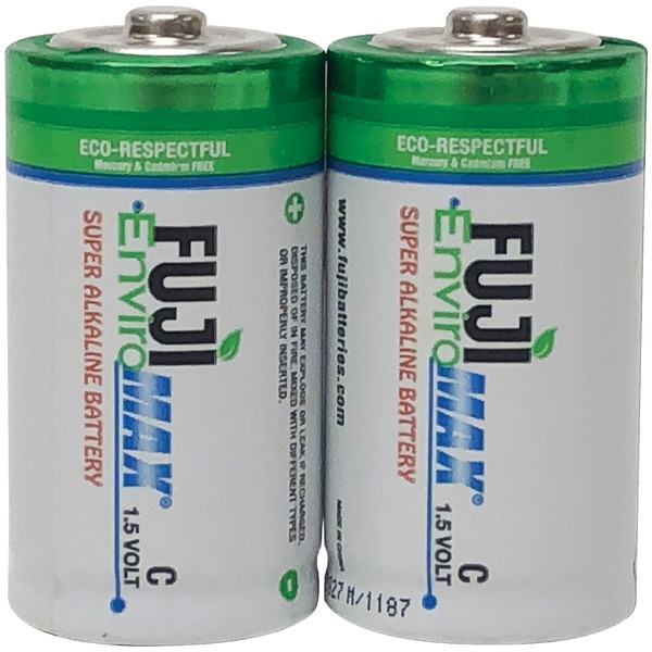 FUJIFILM 4200BP2 EnviroMax C Super Alkaline Batteries, 2 pk