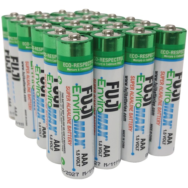 FUJIFILM 4400BP24 EnviroMax AAA Super Alkaline Batteries (24 Pack)