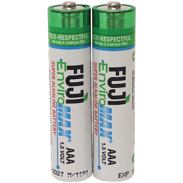 FUJIFILM 4400BP2 EnviroMax AAA Super Alkaline Batteries (2 Pack)
