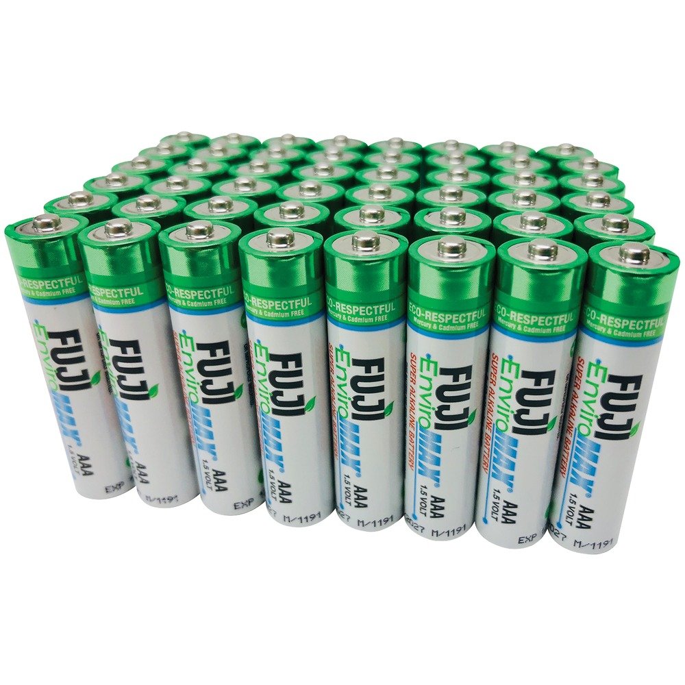 FUJI ENVIROMAX 4400SP48 EnviroMax AAA Super Alkaline Batteries (48 Pack)