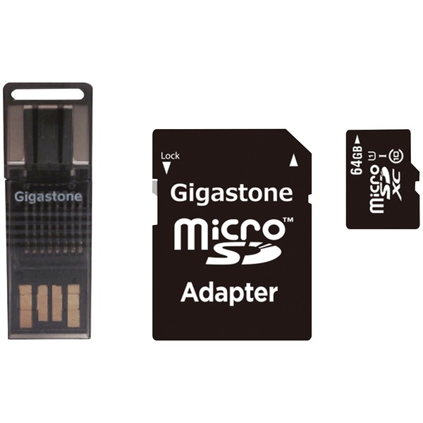 DANE-ELEC GS-4IN1600X64GB-R Prime Series microSD Card 4-in-1 Kit (64GB)