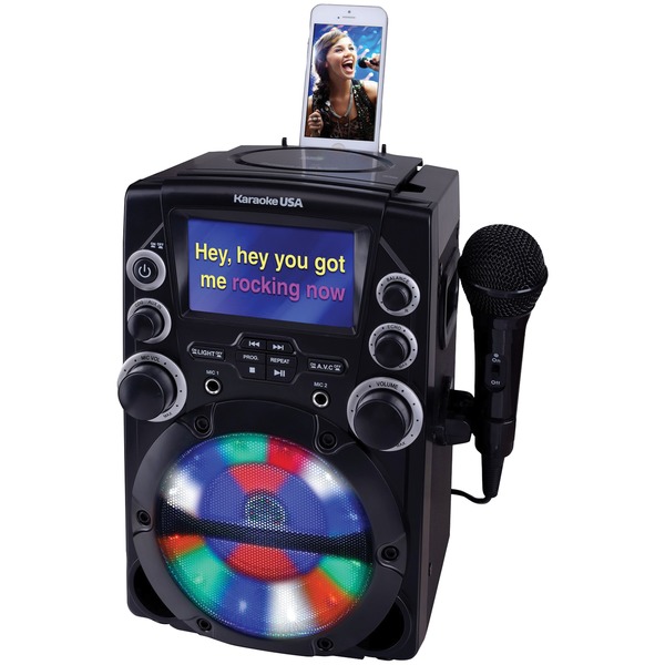 KARAOKE USA GQ740 CD+G Karaoke System with 4.3” Color TFT Screen