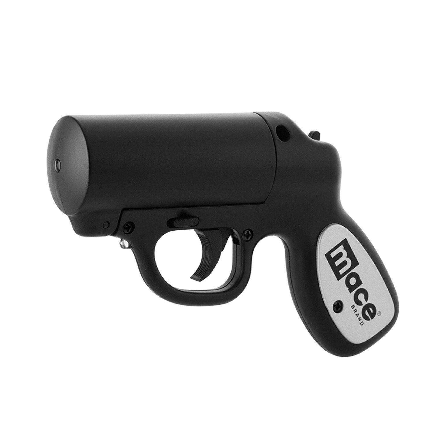 MACE 80585 Matte Black Pepper Gun with Strobe LED