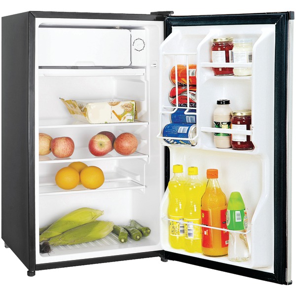 MAGIC CHEF MCBR350S2 3.5 Cubic-ft Refrigerator (Stainless Look)