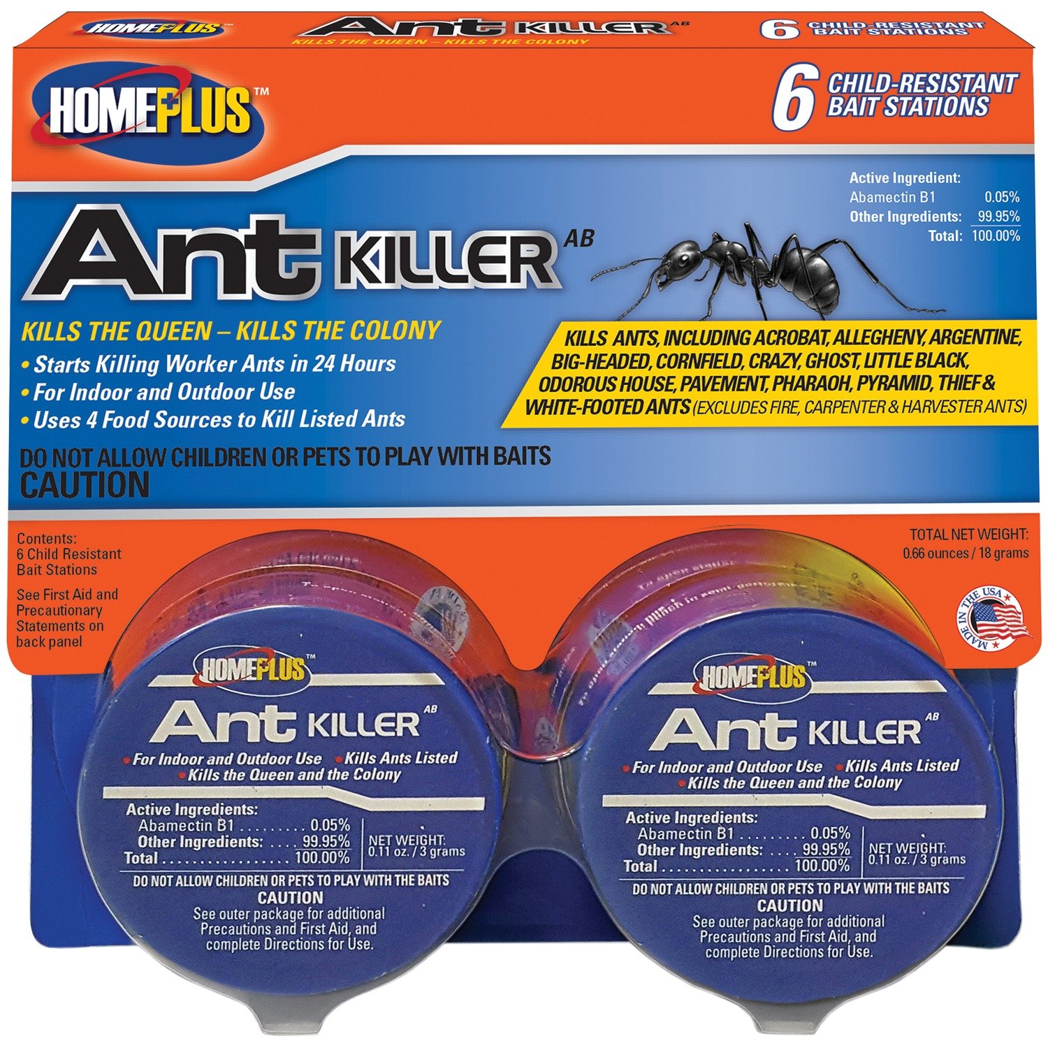 HOME PLUS AT-6ABMETAL Ant Killer with Abamectin 7