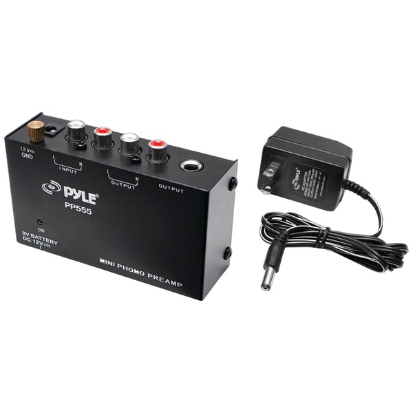 PYLE PP555 Ultra-Compact Phono Turntable Preamp