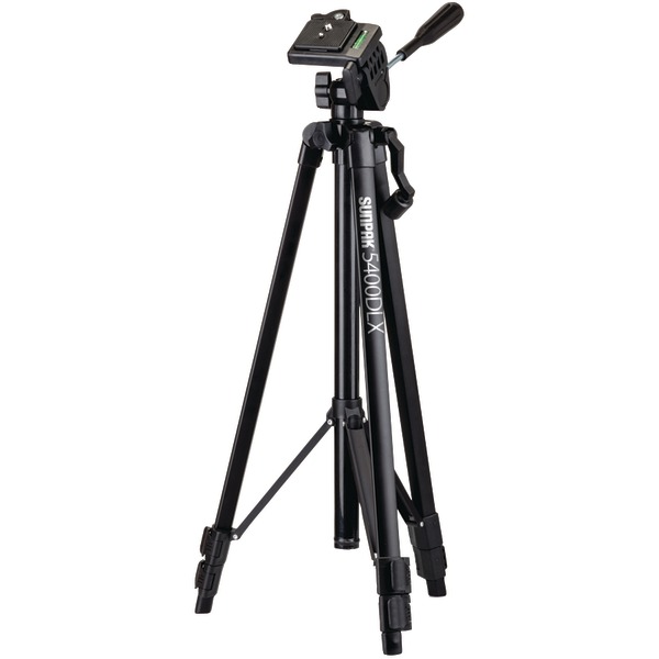 SUNPAK 620-540DLX 5400DLX 54” Tripod with 3-Way Pan Head for Digital Cameras