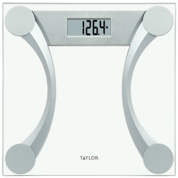 TAYLOR 76024192 Clear Glass Digital Scale