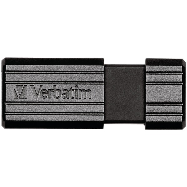 VERBATIM 49065 PinStripe USB Flash Drive (64GB)