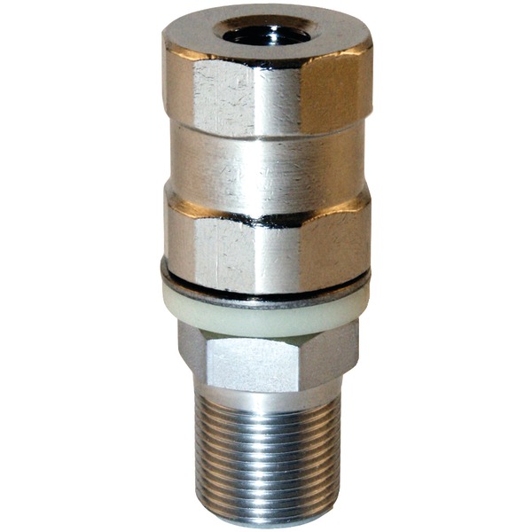 TRAM 208 Super-Duty CB Stud Stainless Steel SO-239, All Thread & Contact Pin