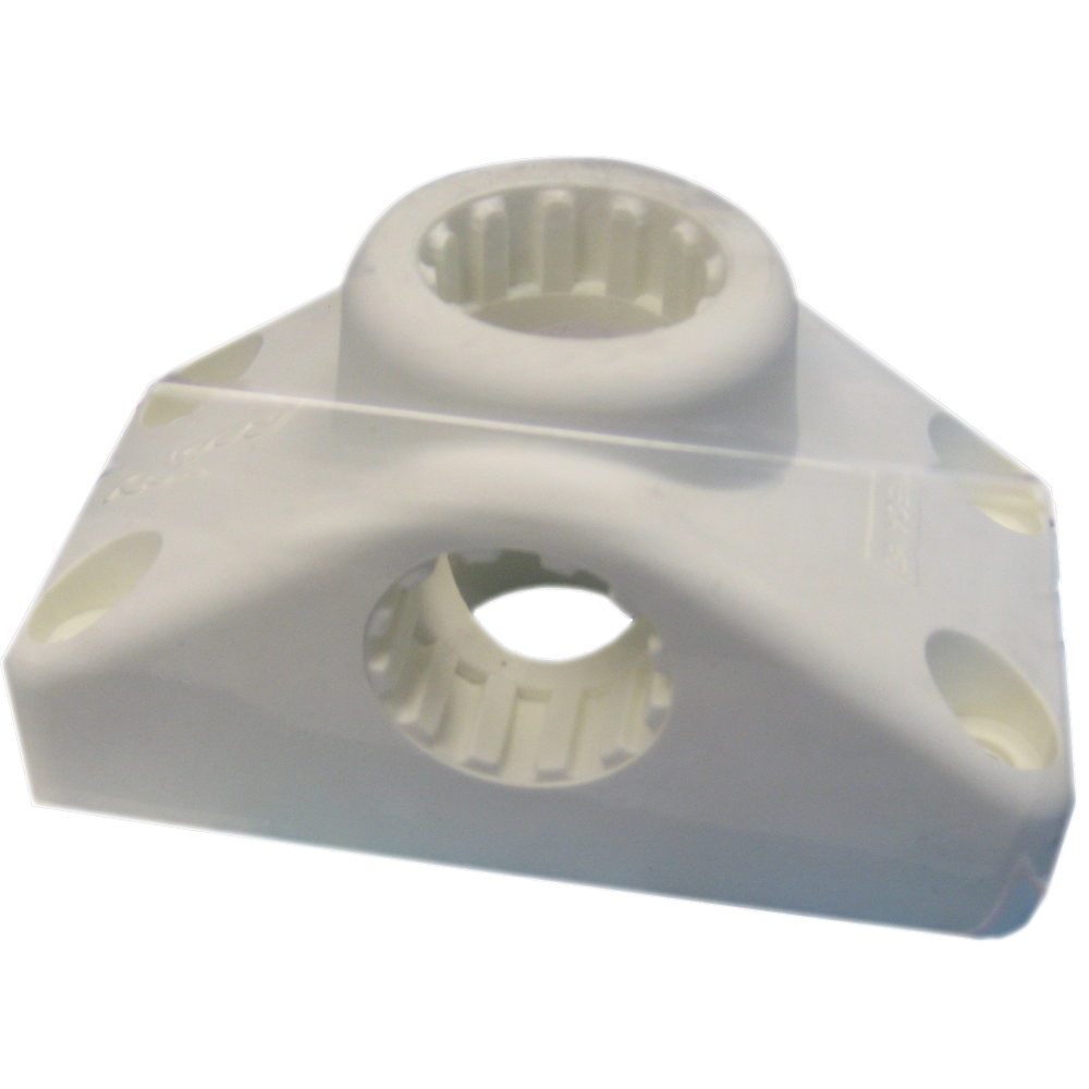 SCOTTY 0241-WH COMBINATION SIDE / DECK MOUNT - WHITE
