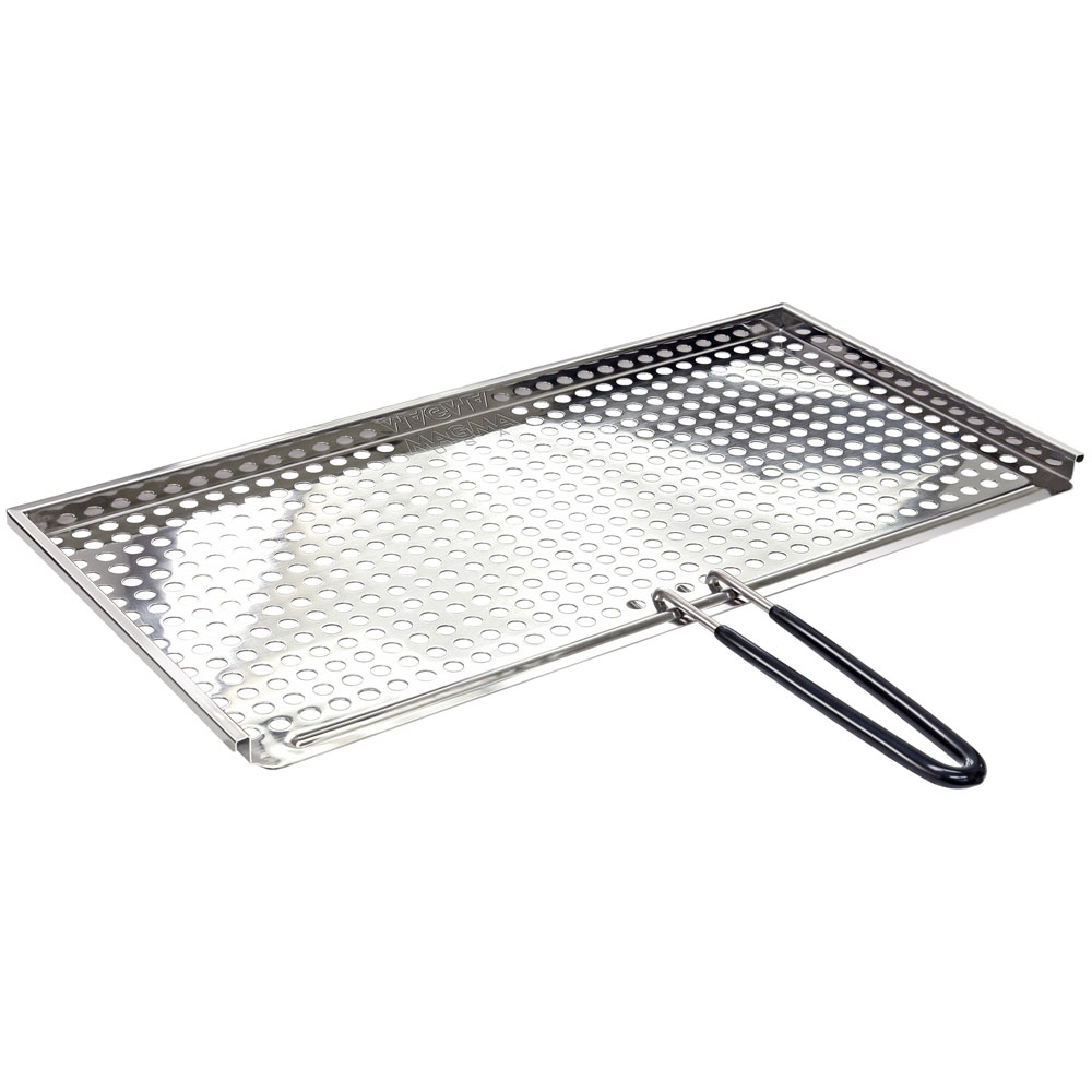 MAGMA A10-297 FISH & VEGGIE GRILL TRAY STAINLESS STEEL 8” X 17”