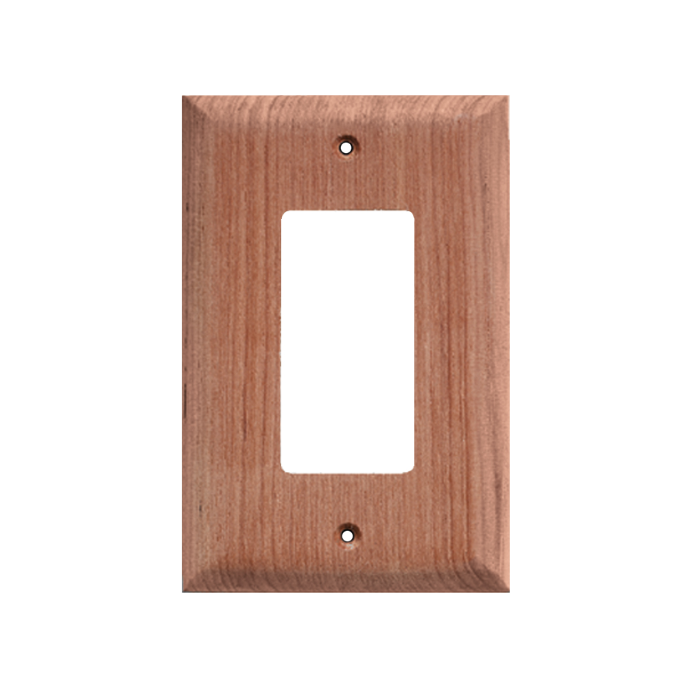 WHITECAP 60171 TEAK GROUND FAULT OUTLET COVER/RECEPTACLE PLATE