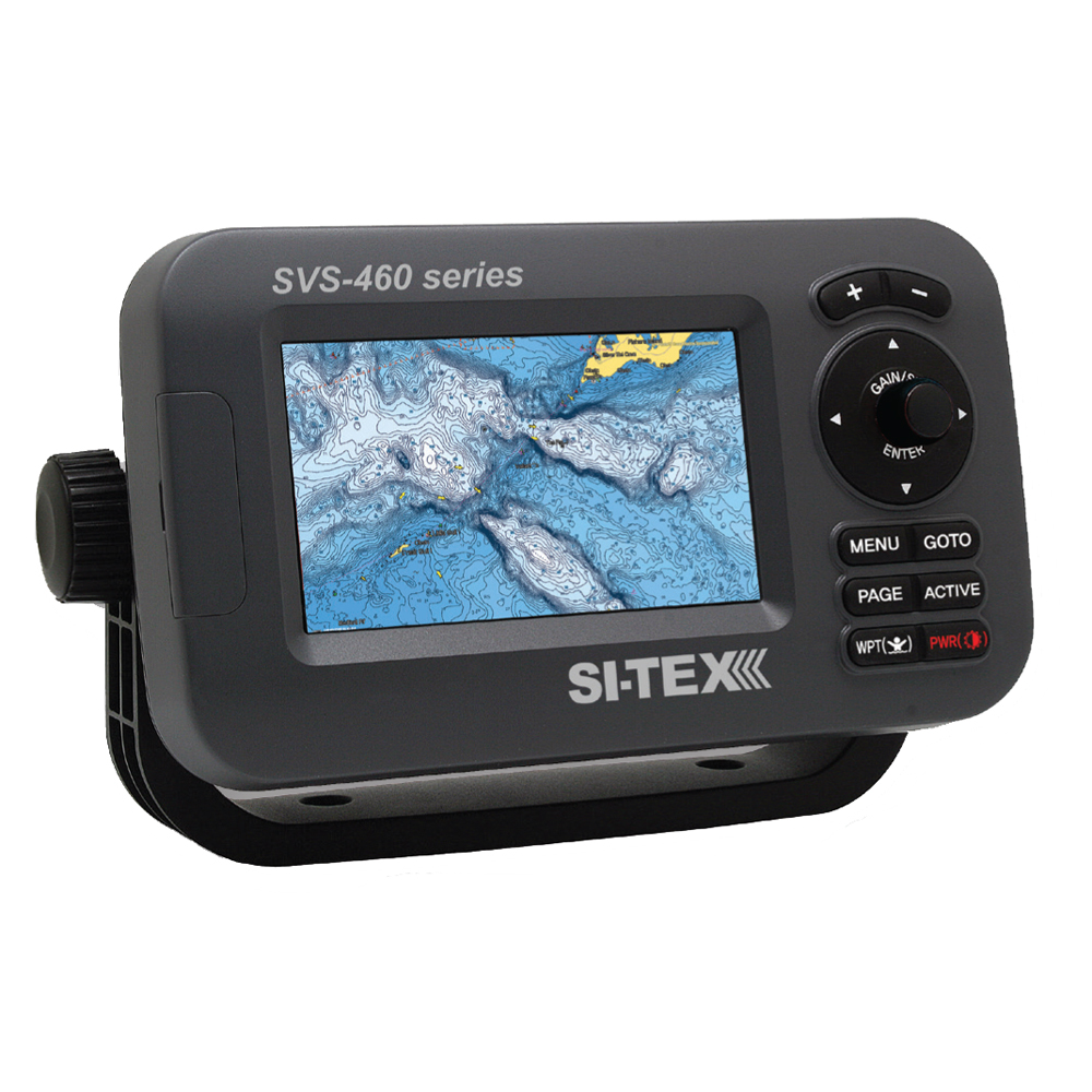 SI-TEX SVS-460C CHARTPLOTTER - 4.3” COLOR SCREEN WITH INTERNAL GPS AND NAVIONICS+ FLEXIBLE COVERAGE