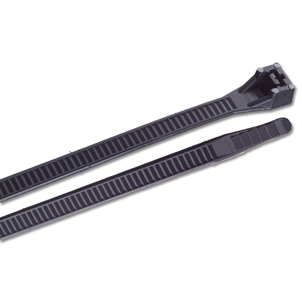 ANCOR 199259 15” UV Black Heavy Duty Cable Zip Ties - 25 Pack