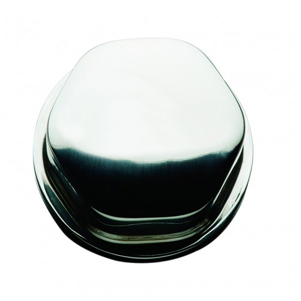 SCHMITT & ONGARO CAP0303 FAUX CENTER NUT - STAINLESS STEEL - 1/2”&3/4” BASE INCLUDED - FOR CAST STEERING WHEELS