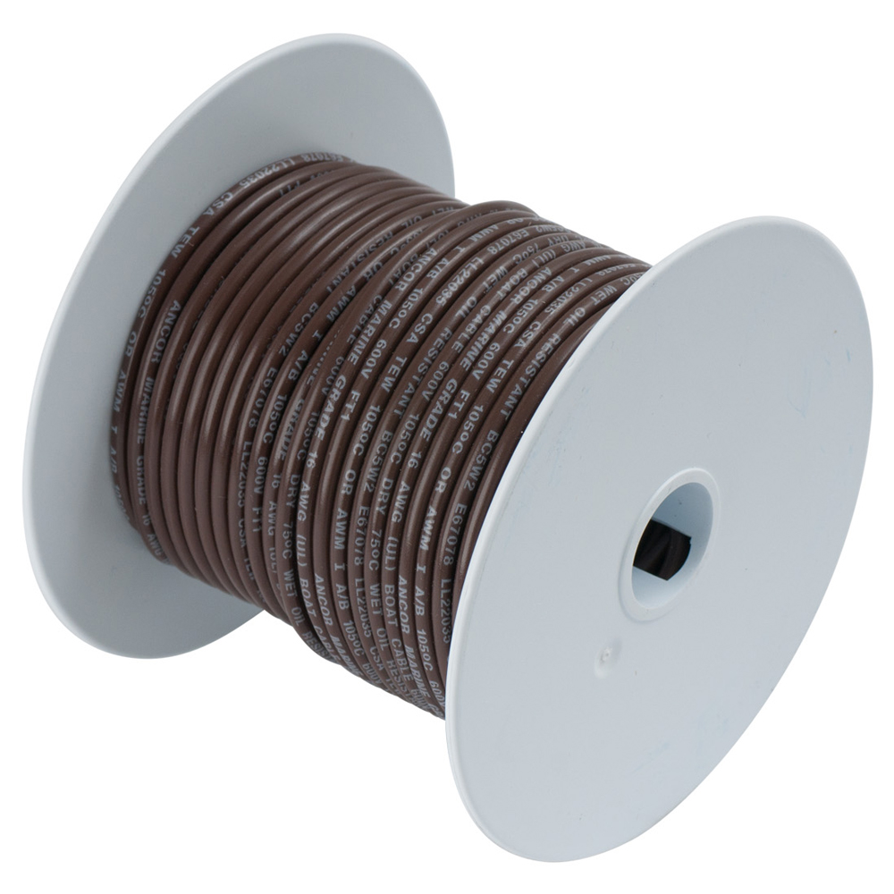 ANCOR 104210 BROWN 14AWG TINNED COPPER WIRE - 100'