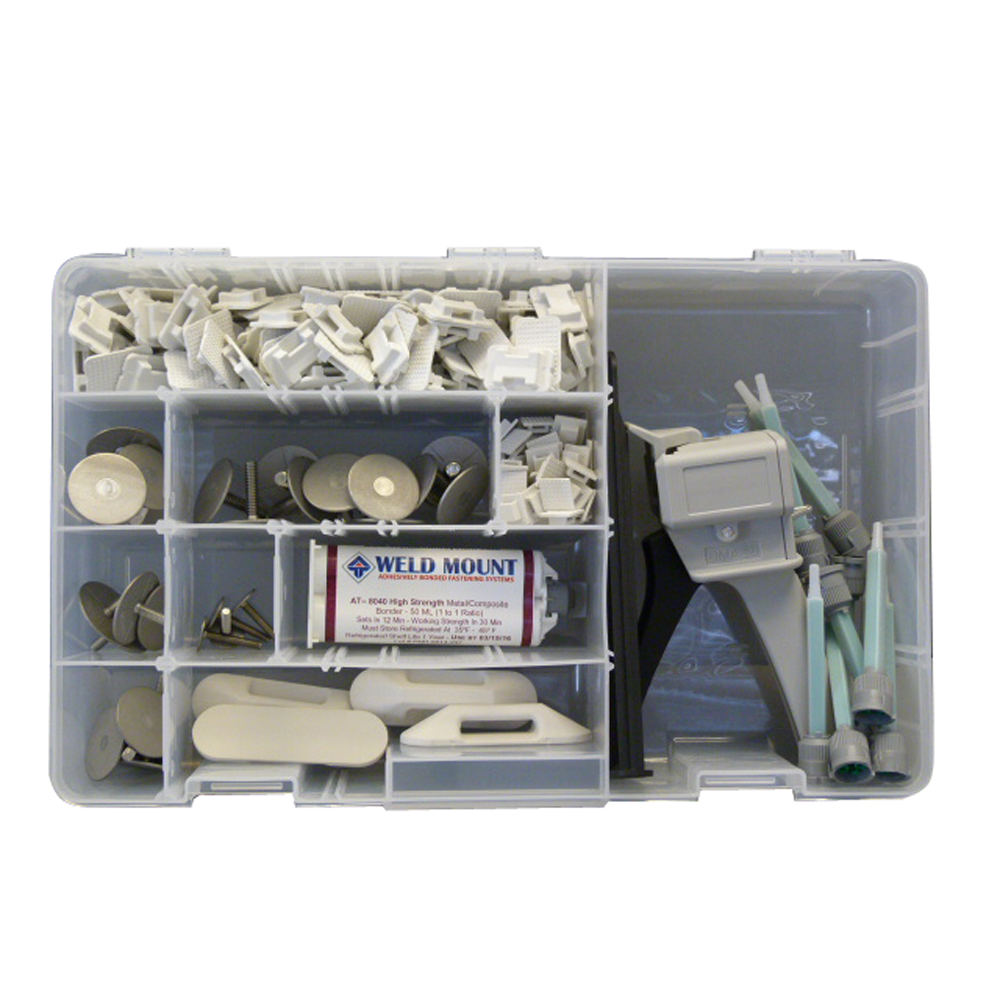 WELD MOUNT 1001003 Executive Adhesive & Fastener Kit with AT-8040 Adhesive