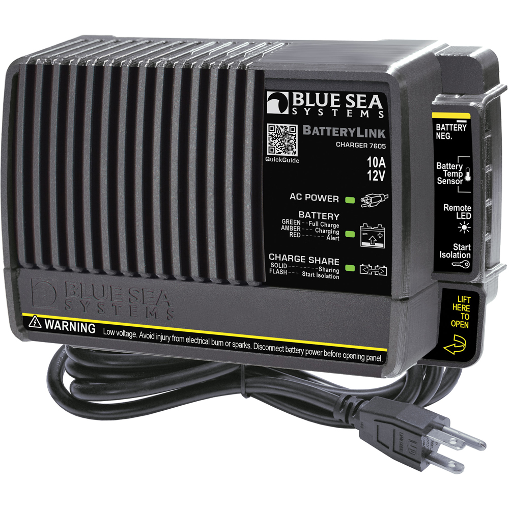 BLUE SEA 7605 BatteryLink Charger - 10Amp - 2-Bank