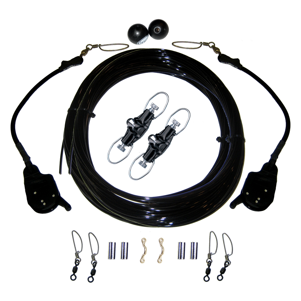 RUPP CA-0172-MO SINGLE RIGGING KIT WITH LOK-UPS & NOK-OUTS - 160' BLACK MONO