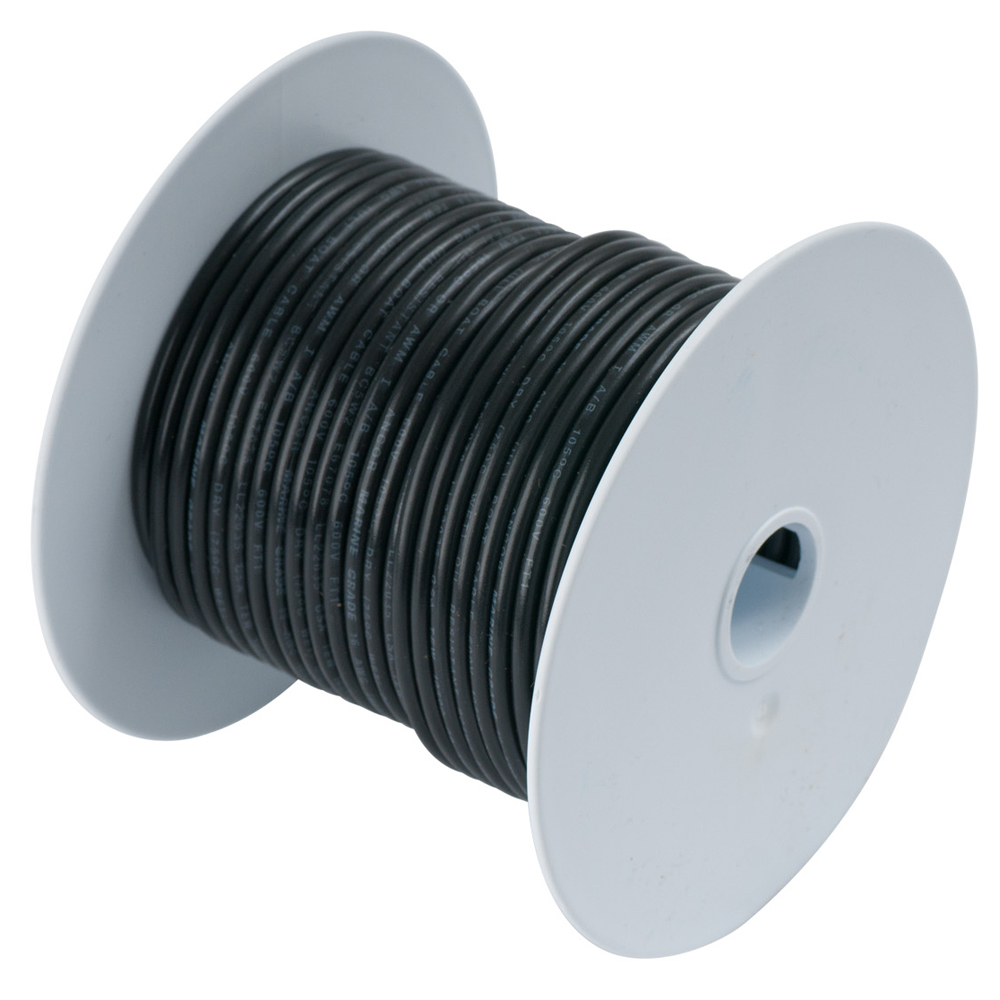 ANCOR 100025 BLACK 18 AWG TINNED COPPER WIRE - 250'