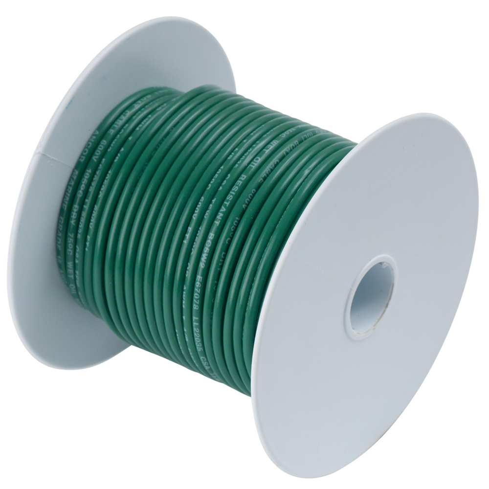 ANCOR 100310 GREEN 18 AWG TINNED COPPER WIRE - 100'