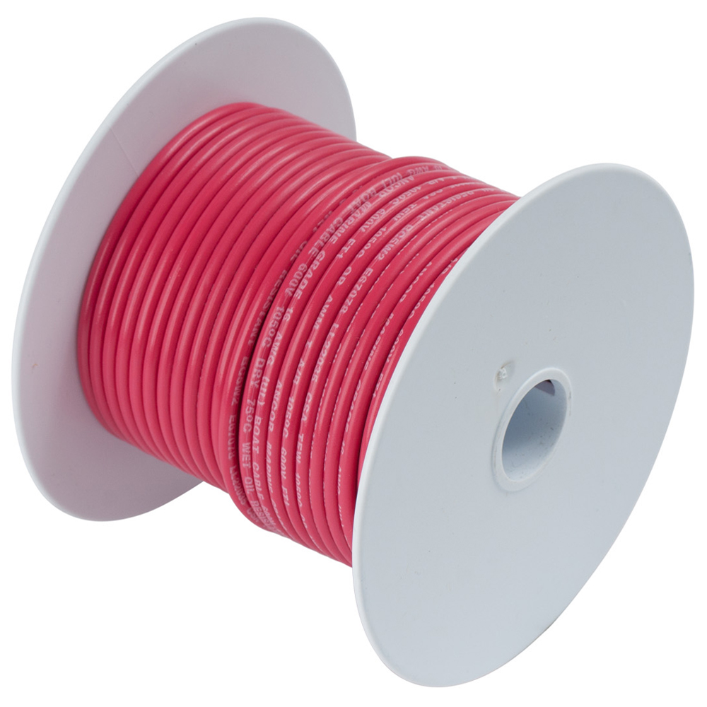 ANCOR 180803 RED 18 AWG TINNED COPPER WIRE - 35'