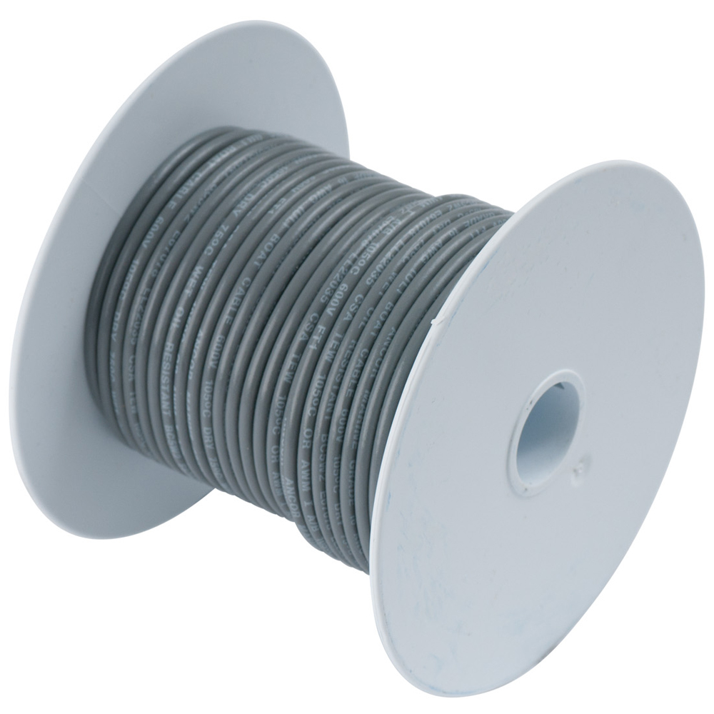 ANCOR 182403 GREY 16 AWG TINNED COPPER WIRE - 25'