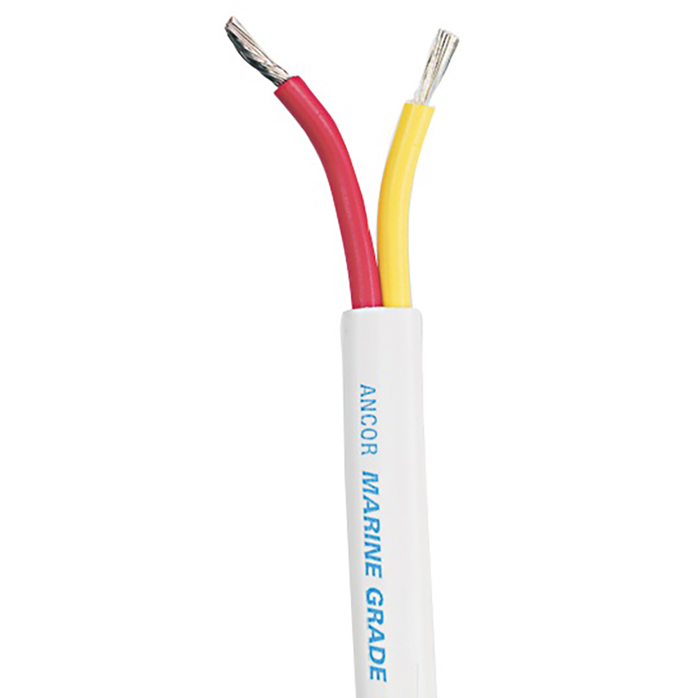 ANCOR 124125 SAFETY DUPLEX CABLE - 10/2 AWG - RED/YELLOW - FLAT - 250'