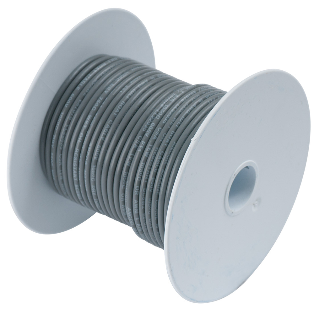 ANCOR 104410 GREY 14 AWG TINNED COPPER WIRE - 100'