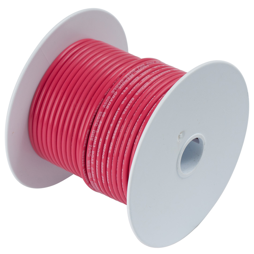ANCOR 106802 RED 12 AWG TINNED COPPER WIRE - 25'