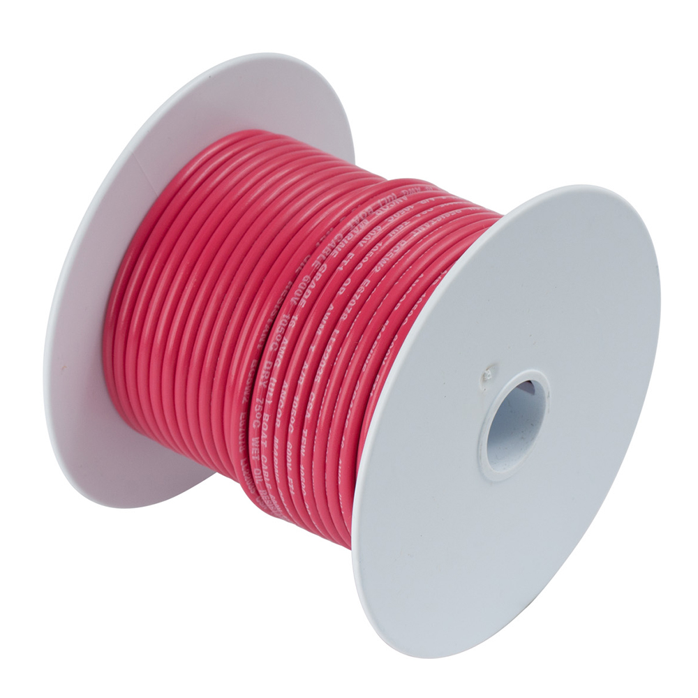 ANCOR 111505 Red 8 AWG Tinned Copper Wire - 50'