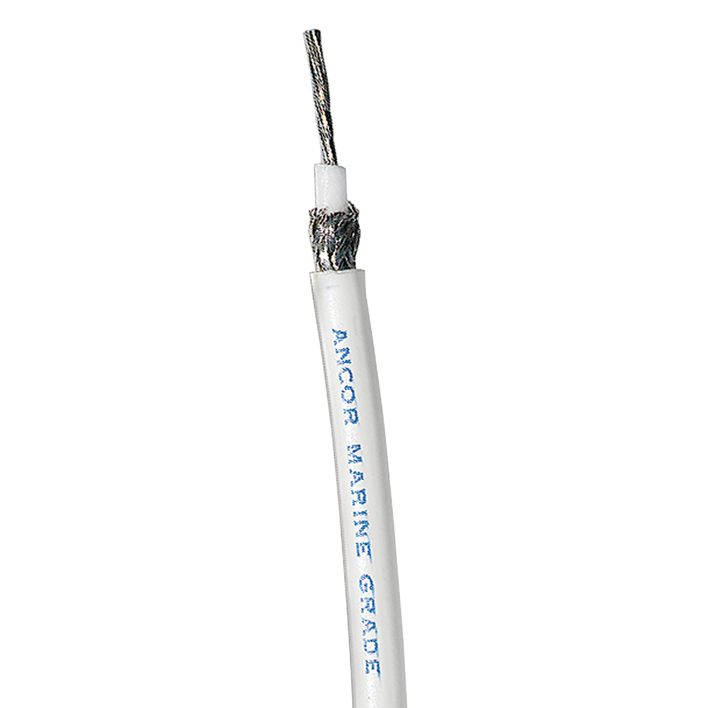 ANCOR 151725 WHITE RG 213 TINNED COAXIAL CABLE - 250'