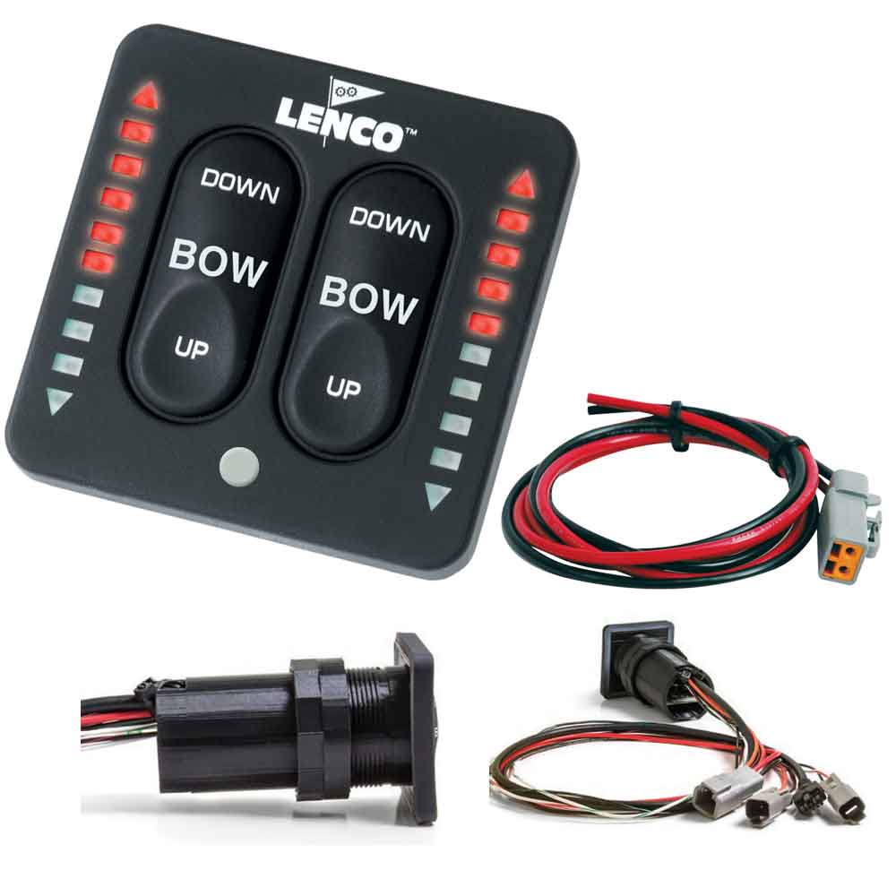 LENCO 15170-001 LED INDICATOR INTEGRATED TACTILE SWITCH KIT WITH PIGTAIL FOR SINGLE ACTUATOR SYSTEMS