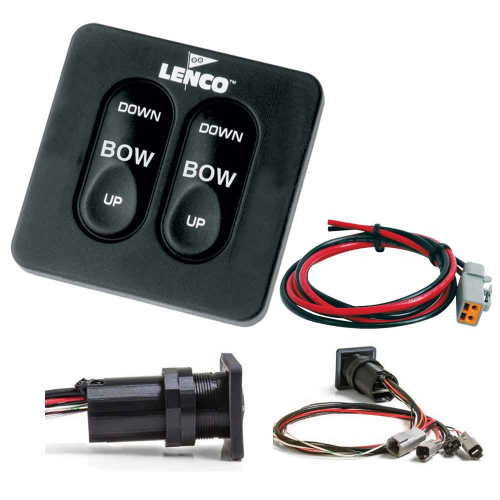 LENCO 15169-001 Standard Integrated Tactile Switch Kit with Pigtail for Dual Actuator Systems