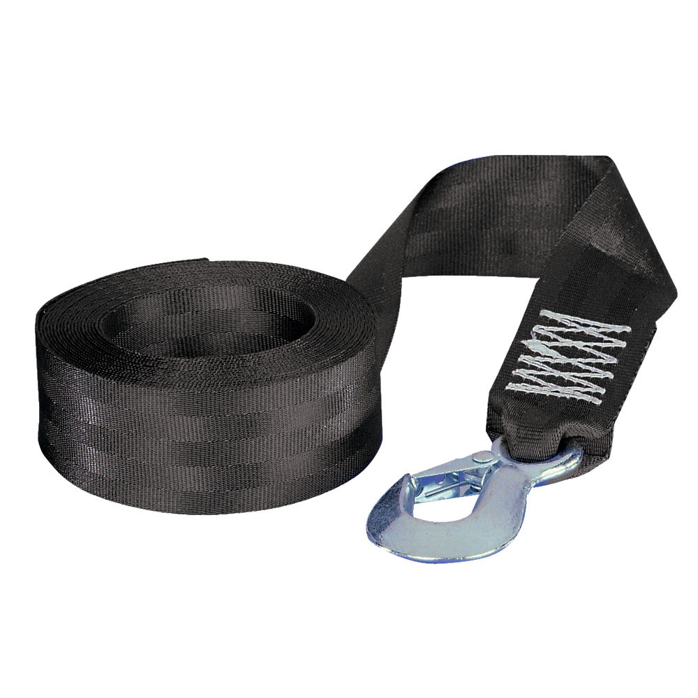 FULTON 501208 2” X 12' WINCH STRAP WITH HOOK - 1,800LBS MAX LOAD