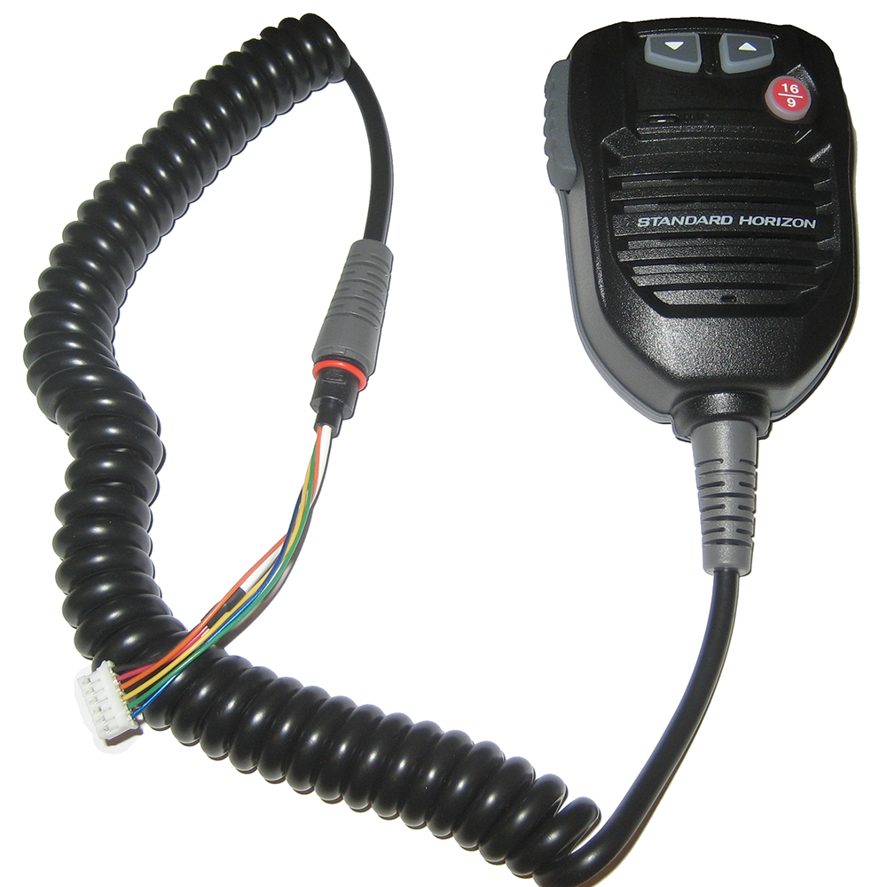 STANDARD HORIZON CS2308402 REPLACEMENT VHF MIC FOR GX200B, GX2100B & GX2150B - BLACK
