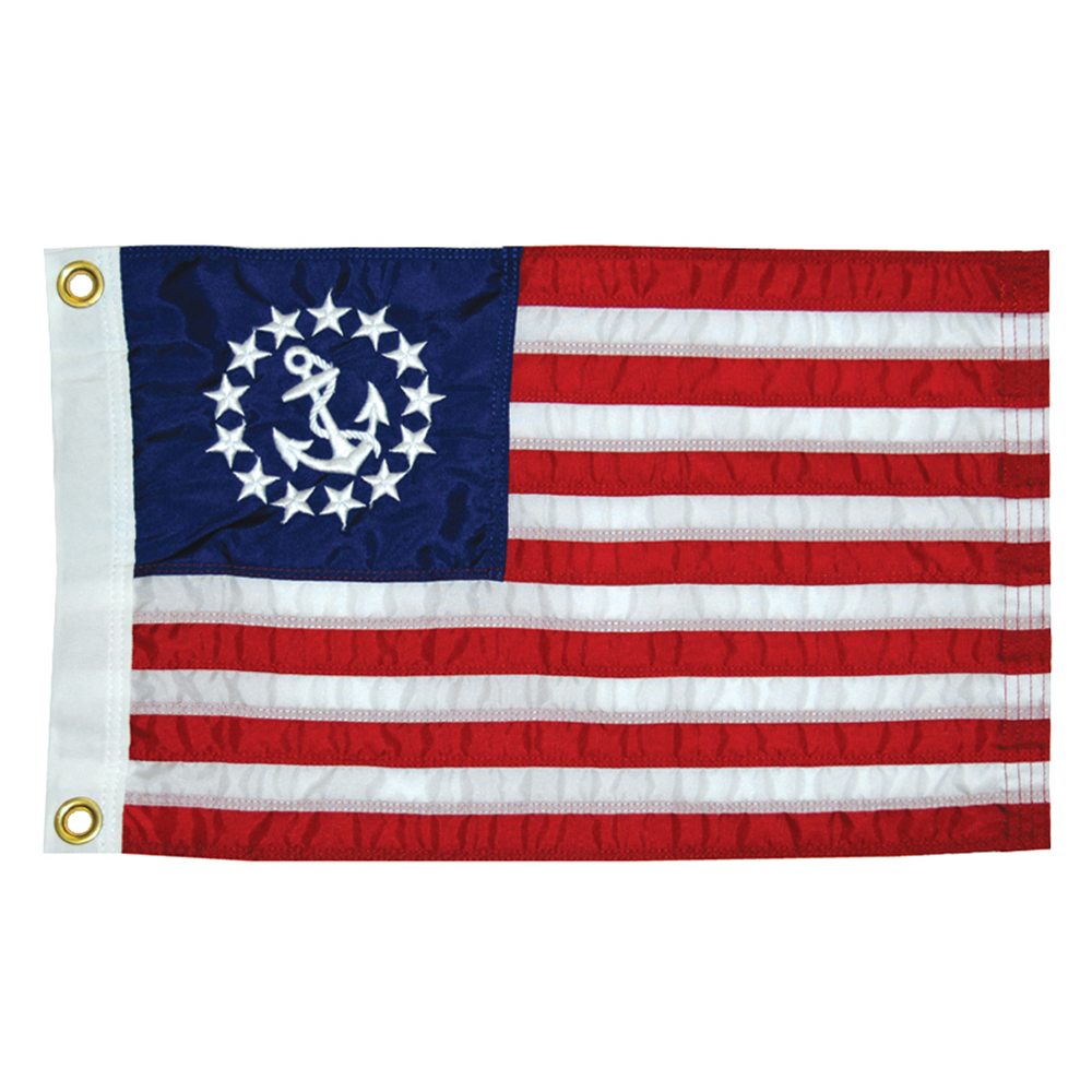 TAYLOR MADE 8118 12X18 DELUXE SEWN US YACHT ENSIGN FLAG