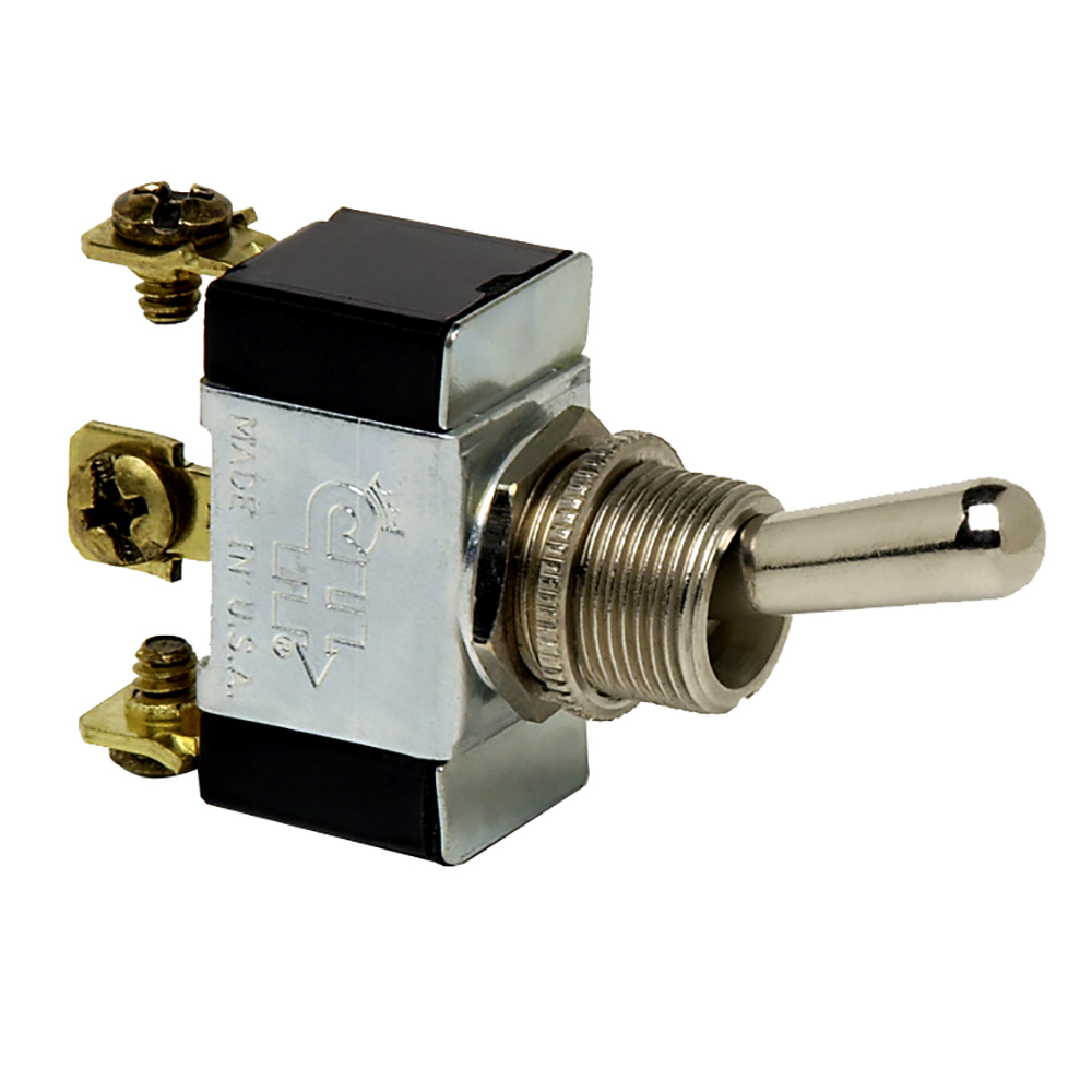 COLE HERSEE 5586-BP HEAVY DUTY TOGGLE SWITCH SPDT ON-OFF-ON 3 SCREW